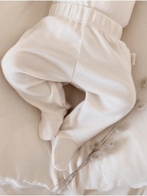 Resim Naturaborn Gots Organik Sertifikalı Bebek Patikli Pantolon 