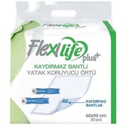 Resim Flexi Life Kaydırmaz Bantlı Çiş Pedi 60 x 90 CM 30'lu 