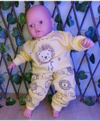 Resim Unısex Şardonlu 2'li Takım-637 Sarı 