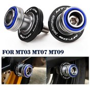 Resim Cloudstore Yamaha Mt09 Mt07 Mt03 Motorcycle Swingarm Spools Slider Cnc Alüminyum Aksesuarlar 