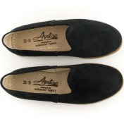 Resim Aintap Süet Deri Siyah Erkek Klasik Gaziantep Yemeni 