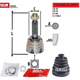 Resim Mga-70563 - Aks Kafa Dıs- Daewoo: Matız 96 03/chevrolet: Spark 