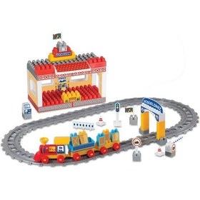 Resim Dede Raylı Tren Set 65 Parça 