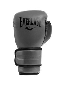 Resim Everlast Powerlock 2R Training 14 Oz Gri Boks Eldiveni - Koyu Gri / 14OZ 