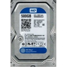 Resim Western Dıgıtal HDD 3.5 500GB Blue 7200RPM 32MB Sata3 5000AZLX (Rfb) 