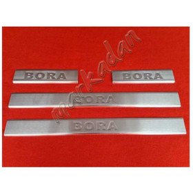Resim Markadan Vw Bora Krom Kapı Eşiği 1998-2004 4 Parça Paslanmaz Çeli N11.5179 