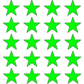 Resim Cg Yeşil Yıldız Sakal Şeridi 