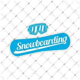 Resim Hbg44 Snowboard Sticker 