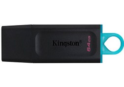 Resim Kingston DTX-64GB 64GB USB3.2 Gen 1 DataTraveler Exodia (Black + Teal) Flash Bellek Kingston DTX-64GB 64GB USB3.2 Gen 1 DataTraveler Exodia (Black + Teal) Flash Bellek