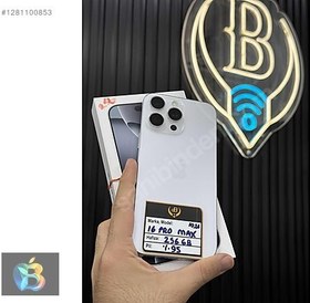 Resim Apple iPhone 16 Pro Max İkinci El TR | 256 GB | Beyaz 