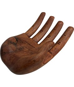 Resim Boho Bazzar Ahşap El Yapımı El Peçetelik/ Meyvelik 20*13CM 