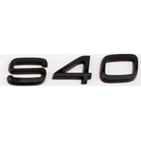 Resim Volvo Uyumlu S40 Siyah Yazı 