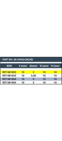 Resim 3mm Havşa Bıçağı 