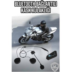 Resim Universal Kask Kulaklığı Motosiklet Intercom Interkom Dinleme Konuşma Özellikli Su Geçirmez 48598980 