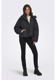 Resim Only Kadın Puffer Jacket Kapüşonlu Şişme Mont-15322013 Çok Renkli 