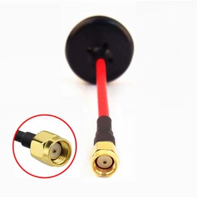 Resim Genel Markalar 5.8ghz Rpsma Erkek Anten Esnek Dairesel Polarize Omni Mantar Anten Rc Fpv Drone Multicopter 