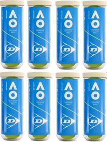 Resim Dunlop Australian Open 3'lü 8 Kutu Tenis Topu 