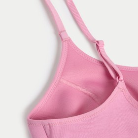 Resim 2'li Pamuklu Crop Top Ilk Sütyenim - Pembe / 4 