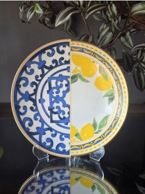 Resim Konyax 2 Kişilik Pasta Tabağı Set Lemone Çok Renkli 