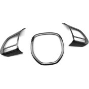 Resim Praise6 Adet Roewe Ei5 I5 I6 2018-2020 Araba Karbon Fiber Direksiyon Paneli Kapak Trim Dekorasyon Çerçeve Etiket (Yurt Dışından) 