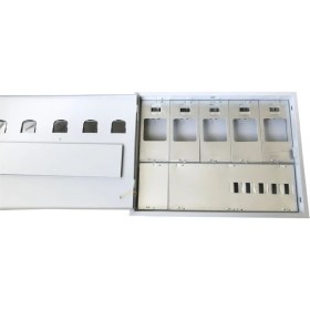 Resim Ak-Öz Sıva Altı 5 Monofaze Sayaçlı Elektrik Panosu 