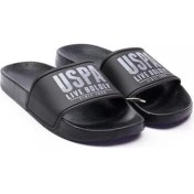 Resim U.S. Polo Assn. Gusty Uspa Live Boldly Yazılı Siyah Gri 