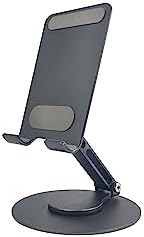 Resim fiigo Telefon Standı Katlanabilir Çok Fonksiyonlu 360 Derece Dönebilen Metal Gray 