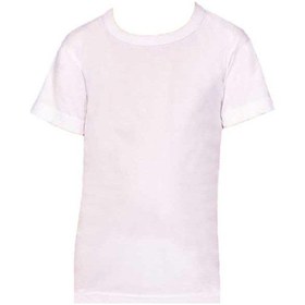 Resim 6 Adet Berrak Erkek Çocuk Bisiklet Yaka Fanila Atlet Beyaz 1502 