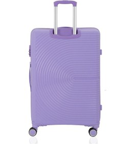 Resim Mçs Polipropilen 2li Valiz Seti Büyük & Makyaj V374 S24sy1000076-set 00025 Lila 