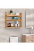 Resim ELİOSA Ahşap Bebek Çocuk Odası Rafı Montessori Raf Ahşap Duvar Rafı(WDN-263) 