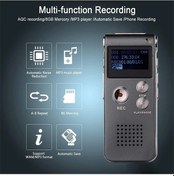 Resim Bosphorusboutique Taşınabilir N28 Dijital Ses Kaydedici - Yüksek Kalite Konferans & Ders Kaydı, 8gb - Uzun Süre Kaydet 
