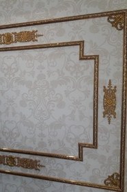 Resim Gümüş Saray Tavan Motif 8,5 * 30 Cm gri 