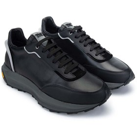 Resim Kemal Tanca Tamer Tanca Erkek Hakiki Deri Siyah Sneakers & Spor Ayakkabı 