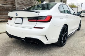 Resim Bmw 3 Serisi G20 2019 + Uyumlu Difüzör 3.40i ve Siyah Egzoz Seti / M- Sport 