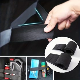 Resim Araba Bagaj Düzenleyici Araba Aksesuarları Depolama Çantası ile Sabitlenmiş Araba İçi Depolama Düzenleme Aksesuarları 