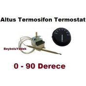 Resim Altus Uyumlu Termosifon Termostat Otomatik 0 - 90 Derece Ayar Otomatiği 