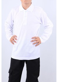 Resim Hçm Çocuk Unisex Okul Lakosu Uzun Kollu C16 Beyaz 