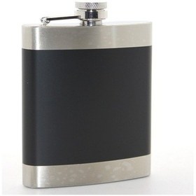 Resim Periboia Paslanmaz Çelik Tekli 7 Oz Matara Siyah 