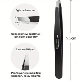 Resim SİNKA Cımbız Düz Siyah Bileyli Geniş Ağızlı 