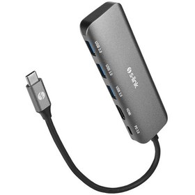 Resim S-lınk Swv-usbc030, Type-c To Hdmı, 3xusb3.0, 1xpd Metal, Usb Hub 