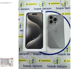 Resim Apple iPhone 15 Pro İkinci El YD | 128 GB | Natürel Titanyum 