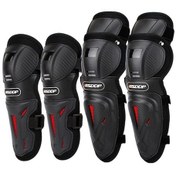 Resim Hallow Autotop Motosiklet Dizlik Ve Dirseklik Set 4 Parça Siyah Yg Siyah 