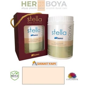 Resim Stella Su Bazlı Saf Akrilik Boya 1lt Ral Renkler Açık Fildişi Ral 4003 