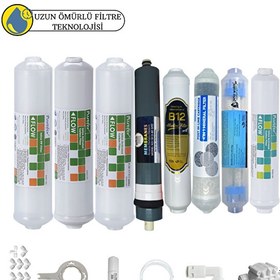 Resim Pemax Water Solutions Purefer Kapalı Kasa Su Arıtma Cihazı Sertifikalı 8'li B12 Alkali-Detox- Platinium Mebran 4'lü Mineral 
