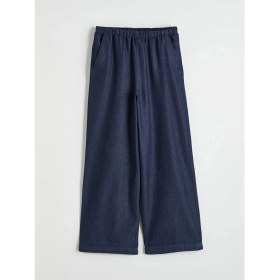 Resim LC Waikiki Lcw Kids Lacivert Beli Lastikli Kız Çocuk Gabardin Pantolon 