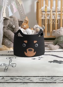 Resim Bohem Çocuk Odası Oyuncak Sepeti 