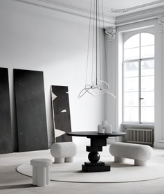 Resim 101 Copenhagen Big Foot Tabure Petit - Off White 