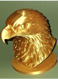 Resim Modern Tasarım Gold Renk Biblo Dekor Obje 14cm 