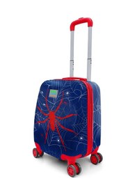 Resim Coral High Kids Lacivert Kırmızı Örümcek Desenli Çocuk Valizi 16739 