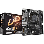 Resim Gigabyte A520M K 1.0 DDR4 AMD A520 Soket AM4 5100 MHz DDR4 mATX Gaming Anakart 